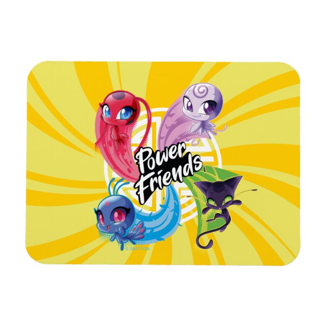 Magnet Flexible Miraculaires Kwamis Power Friends (Horizontal)