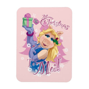 Magnet Flexible Miss Piggy  Joyeux Noël à Moi !