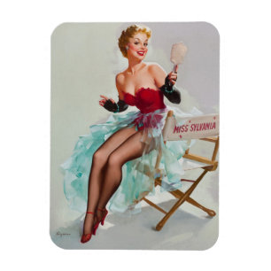 Magnet Flexible Miss Sylvania Pin-Up Girl