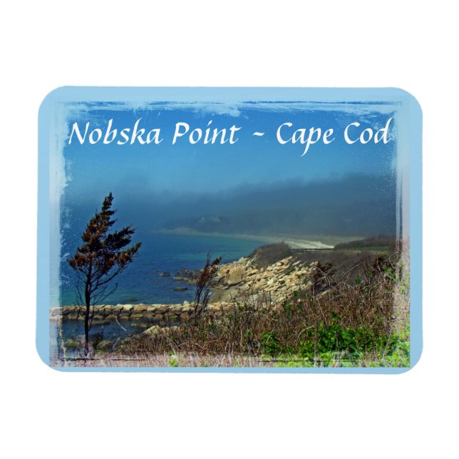 Magnet Flexible Misty Morning at Nobska Point - Cape Cod MA (Horizontal)