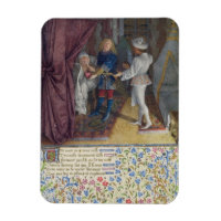 Mme 2597 Roi René rêve : Le Dieu de l'Amour vole