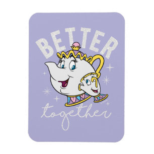 Magnet Flexible Mme Potts & Chip - Mieux Ensemble