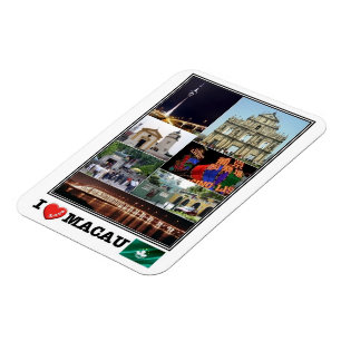 Magnet Flexible MO Macau - I Love Mosaic -