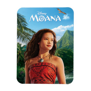 Magnet Flexible Moana Aventure Cinématique en Live Action Portrait