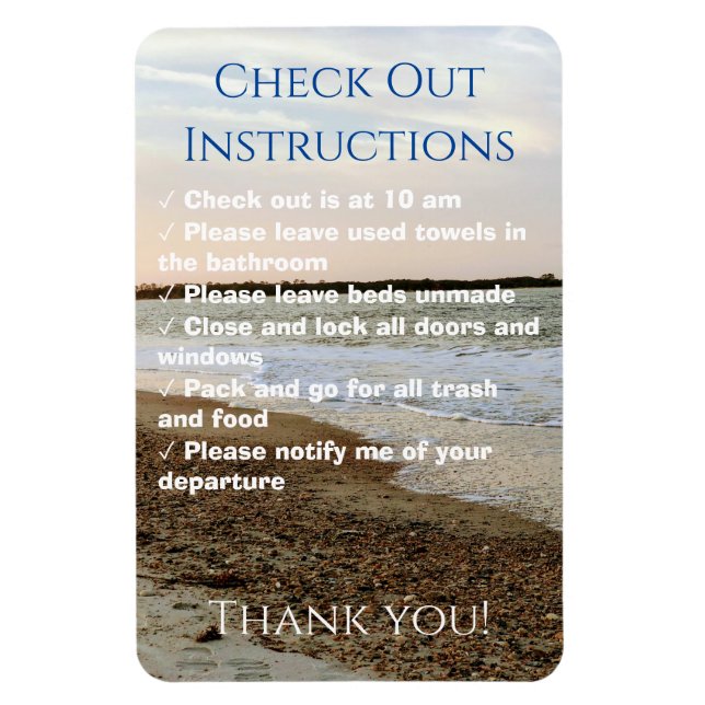 Magnet Flexible Mode de paiement de location Aimant de plage (Vertical)