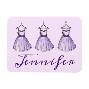 Magnet Flexible Mode Vintage Prom Purple Personnalisé