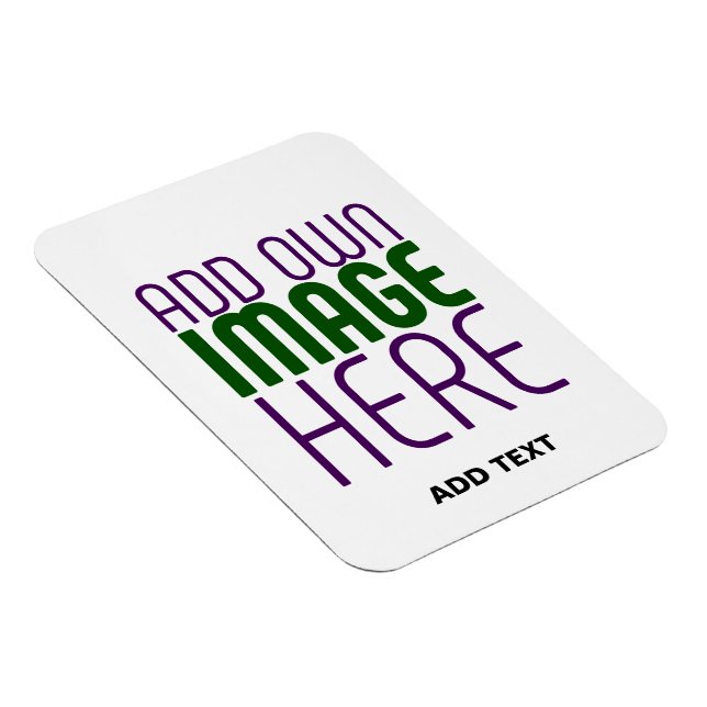 MAGNET FLEXIBLE MODÈLE DE TEXTE D'IMAGE BLANCHE SIMPLE MODERNE (Côté Droit)