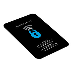 Magnet Flexible Modèle du logo WiFi Key tech