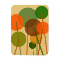 Modèle floral géométrique Art moderne Abstrait