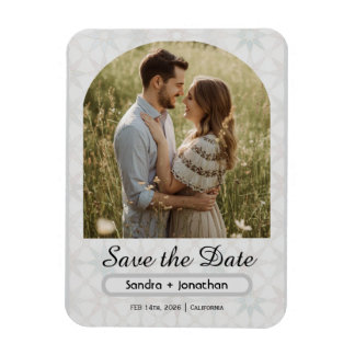 Magnet Flexible Modern Minimalist Arched Photo personalized