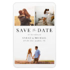 Modern Simple Photo Collage Mariage Enregistrer la