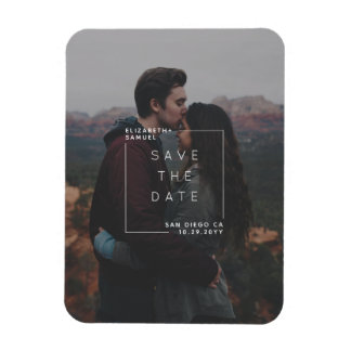 Magnet Flexible Moderne minimaliste Enregistrer le Carte photo de