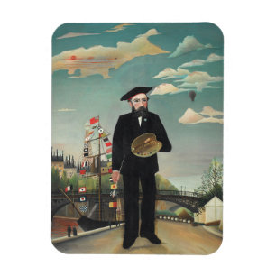 Magnet Flexible Moi-même : Portrait – Paysage, Henri Rousseau 1890