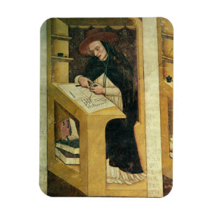 Magnet Flexible Moine dominicain à son bureau, du cycle de 'pour