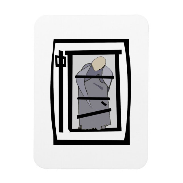 MAGNET FLEXIBLE MOINE TIBÉTAIN (Vertical)