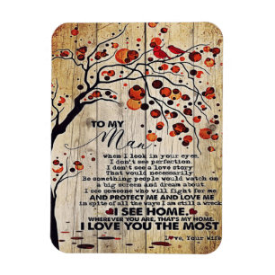 Magnet Flexible Mon cadeau de mari Lettre Pour Lui