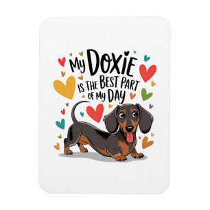 Magnet Flexible Mon Doxie Est La Meilleure Partie De Ma Journée