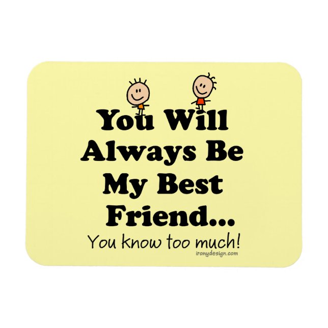 Magnet Flexible Mon meilleur ami (Horizontal)