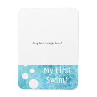 Magnet Flexible Mon premier aimant photo de natation