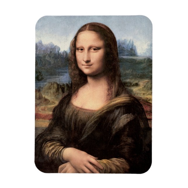 Magnet Flexible Mona Lisa Portrait / Peinture (Vertical)