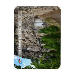 Magnet Flexible MONASTÈRES SERBES - L'ermitage de Sava