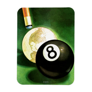 Magnet Flexible Monde en boule de cue