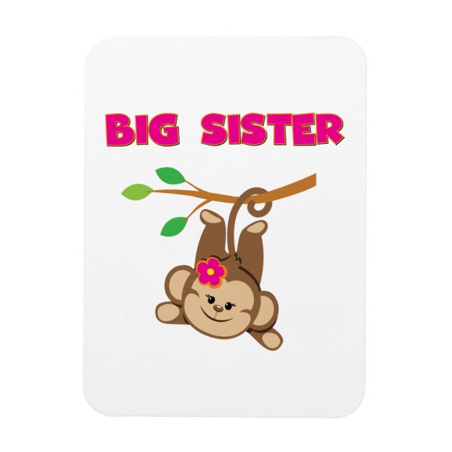Magnet Flexible Monkey Big Sister (Vertical)