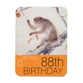 Magnet Flexible Monkey year Japanese painting Birthday FPM