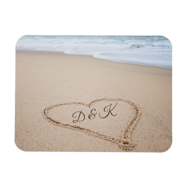 Magnet Flexible Monogramme | Beach Love I (Horizontal)