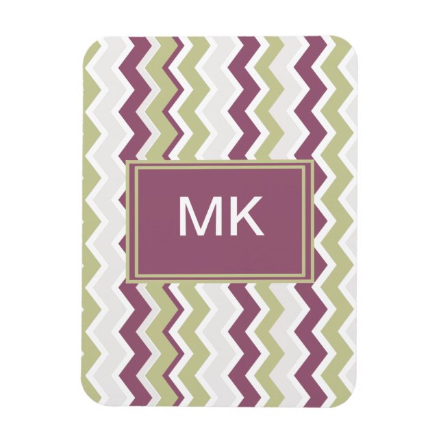 Magnet Flexible Monogramme Chevron Brick (Vertical)