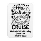 Monogramme de croisière d'anniversaire Porte Cabin