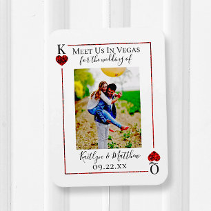 Magnet Flexible Monogramme Lecture Carte Mariage Photo Enregistrer