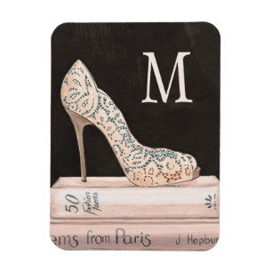 Magnet Flexible Monogramme   Pomme sauvage   Élégante mode talon h