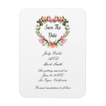 Monogramme Romantique Roses Floral Coeur Enregistr