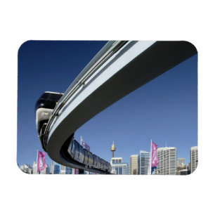 Magnet Flexible Monorail dans le port chéri, Sydney, Australie
