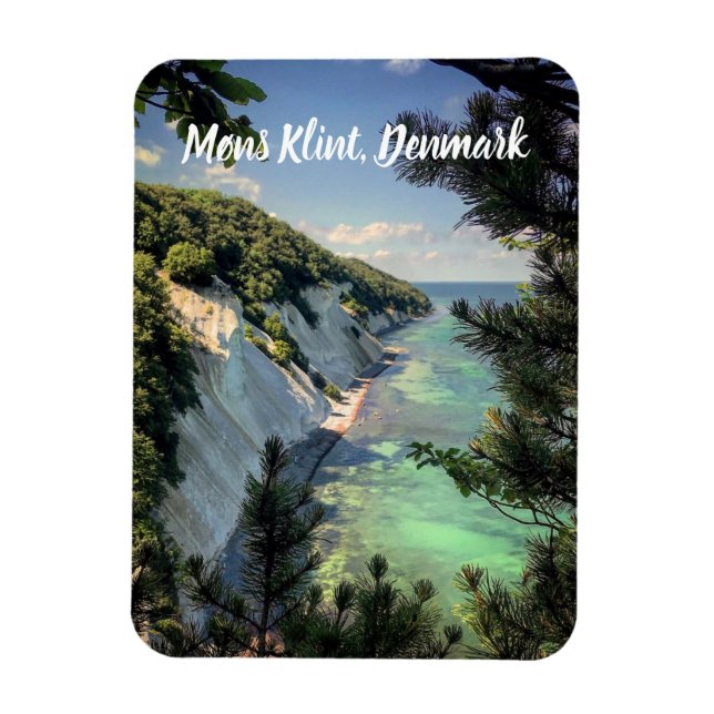 Magnet Flexible Møns Klint Danemark stylisé (Vertical)