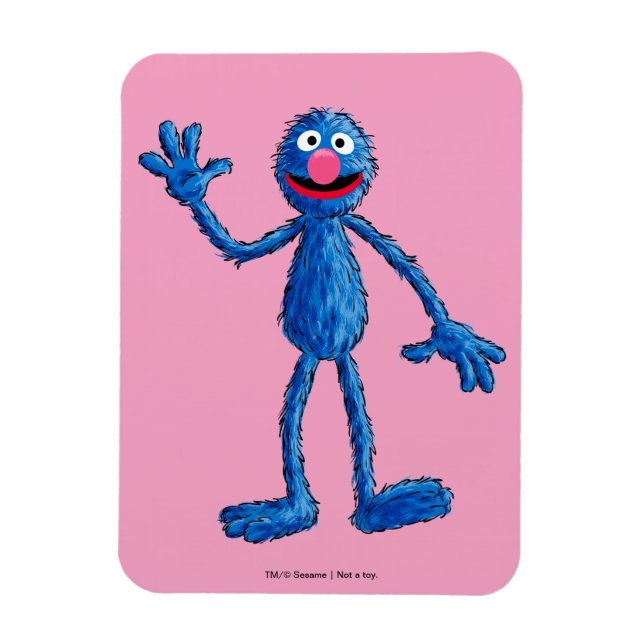 Magnet Flexible Monster à la fin de cette histoire | Grover (Vertical)