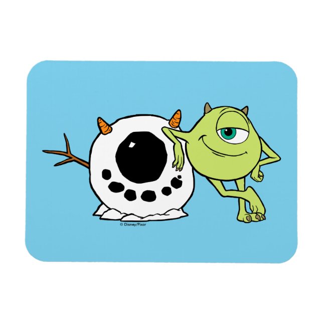 Magnet Flexible Monsters Inc. | Mike & Snowman (Horizontal)