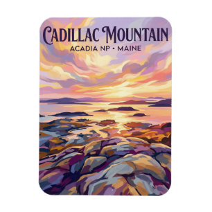 Magnet Flexible Mont Cadillac, Parc national d'Acadia États-Unis