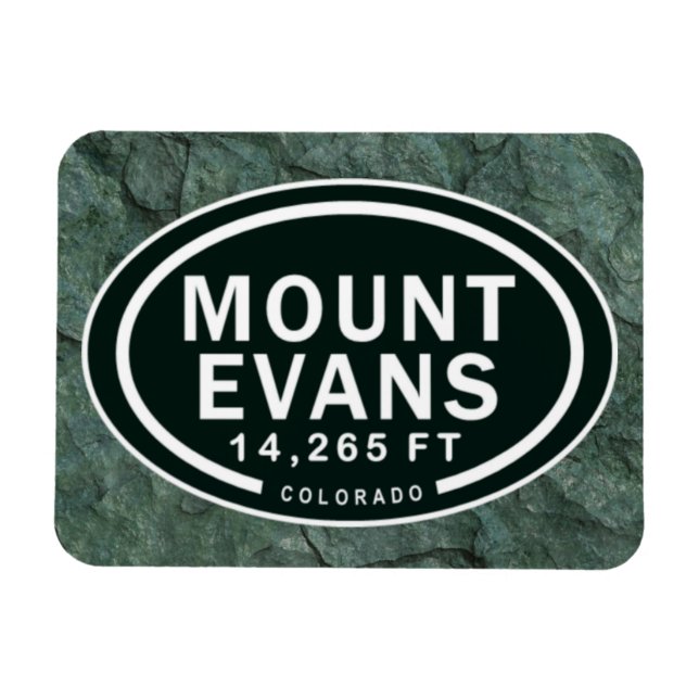 Magnet Flexible Mont Evans 24 000 M Colorado Rocky Mountain (Horizontal)