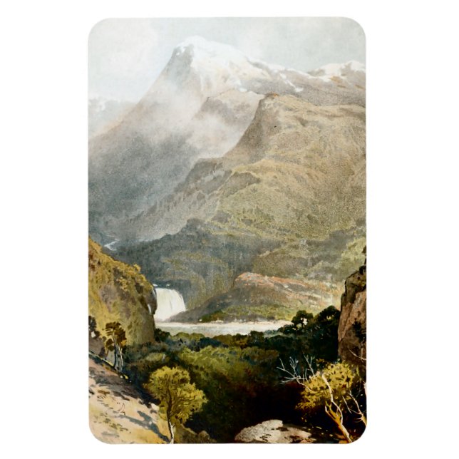 Magnet Flexible Mont Kosciuszko Australie c1880 (Vertical)