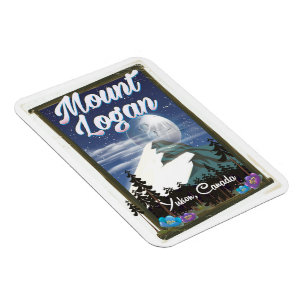 Magnet Flexible Mont Logan, Yukon, Canada