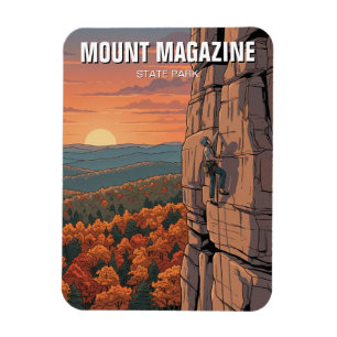 Magnet Flexible Mont Magazine State Park Arkansas Travel