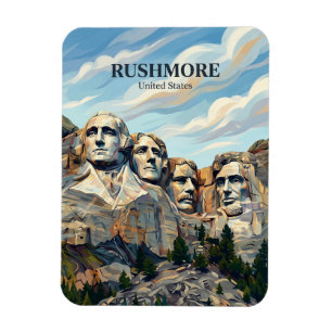 Magnet Flexible Mont Rushmore Dakota du Sud