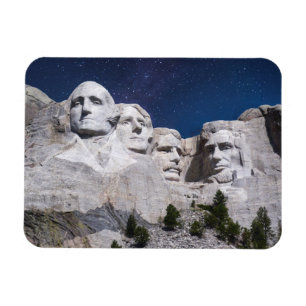 Magnet Flexible Mont Rushmore Timelape Sky