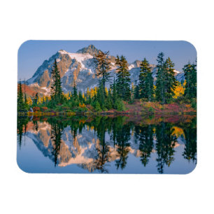 Magnet Flexible Mont Shuksan reflété dans le lac Reflection
