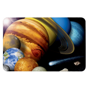 Magnet Flexible Montage du système solaire de la NASA JPL Photos s