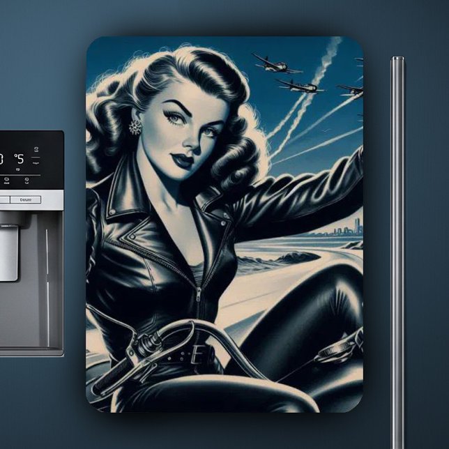 Magnet Flexible Montage vintage de moto (Créateur téléchargé)