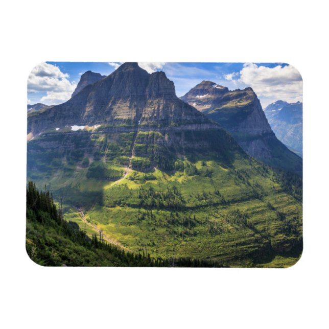 Magnet Flexible Montagnes Rocheuses | Parc national du Glacier (Horizontal)