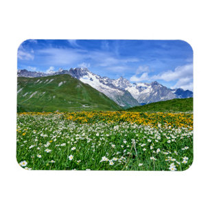 Magnet Flexible Montagnes Swiss Alps Valley Spring